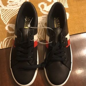 Lauren Ralph Lauren Leather Sneakers
